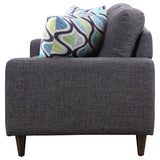 Coaster Watsonville Tufted Back Loveseat Grey Default Title