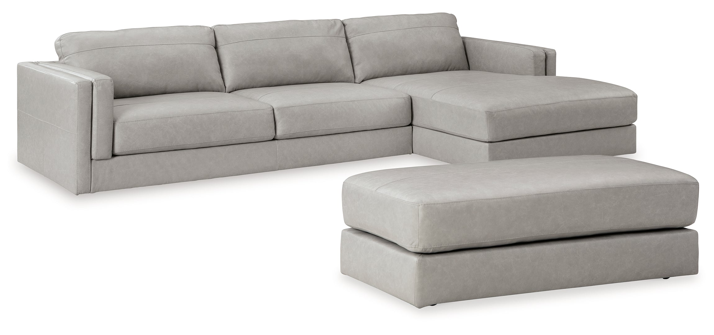 Amiata 2-Piece Sectional with Ottoman