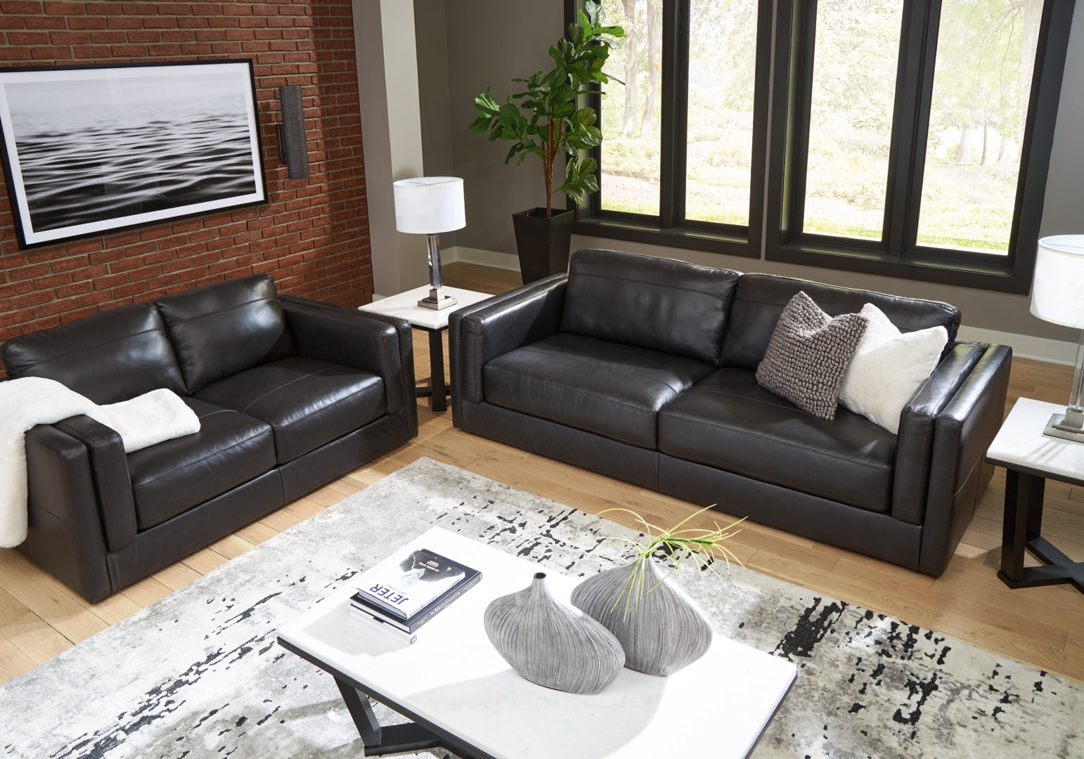 Amiata Sofa, Loveseat, Chair and Ottoman