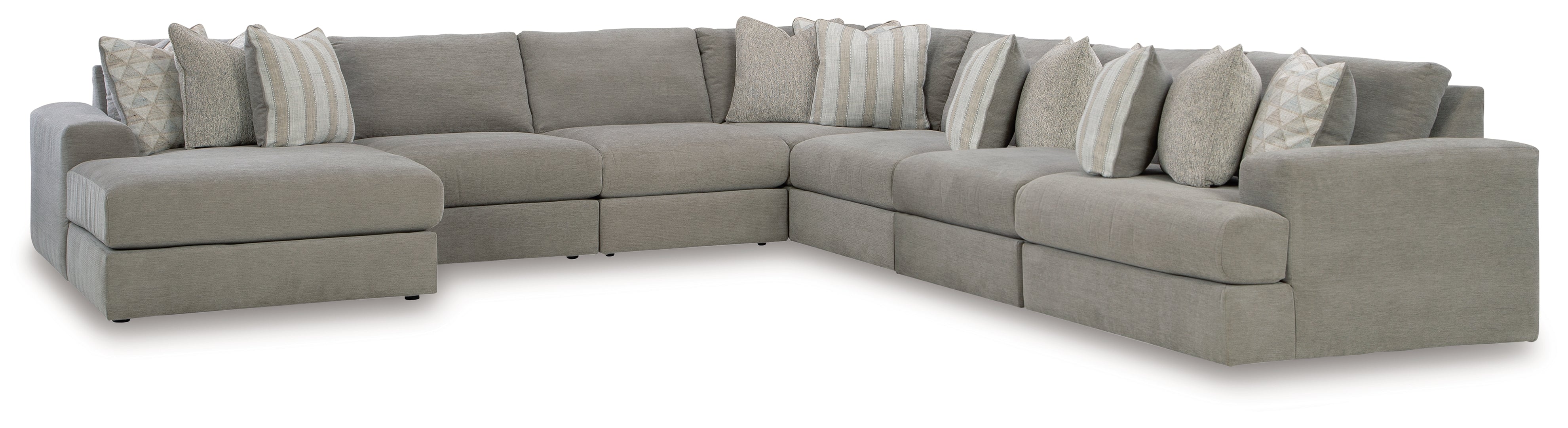 Avaliyah 7-Piece Sectional with Ottoman