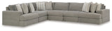 Avaliyah 6-Piece Sectional with Ottoman