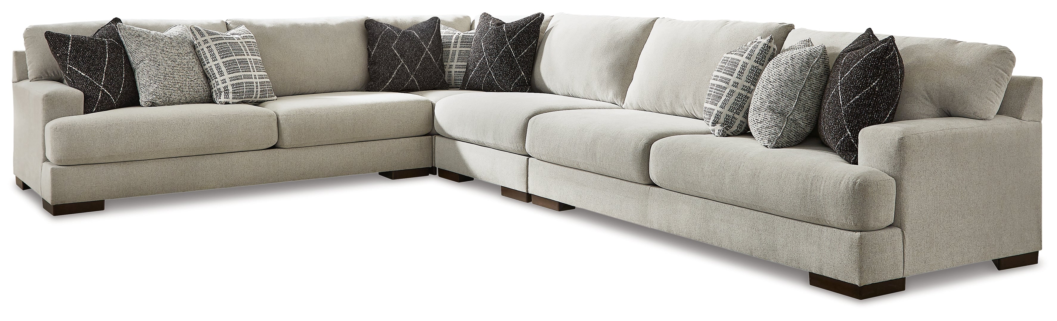 Artsie 4-Piece Sectional with Ottoman