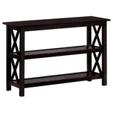 Coaster Rachelle Sofa Table with 2-shelf Deep Merlot Default Title