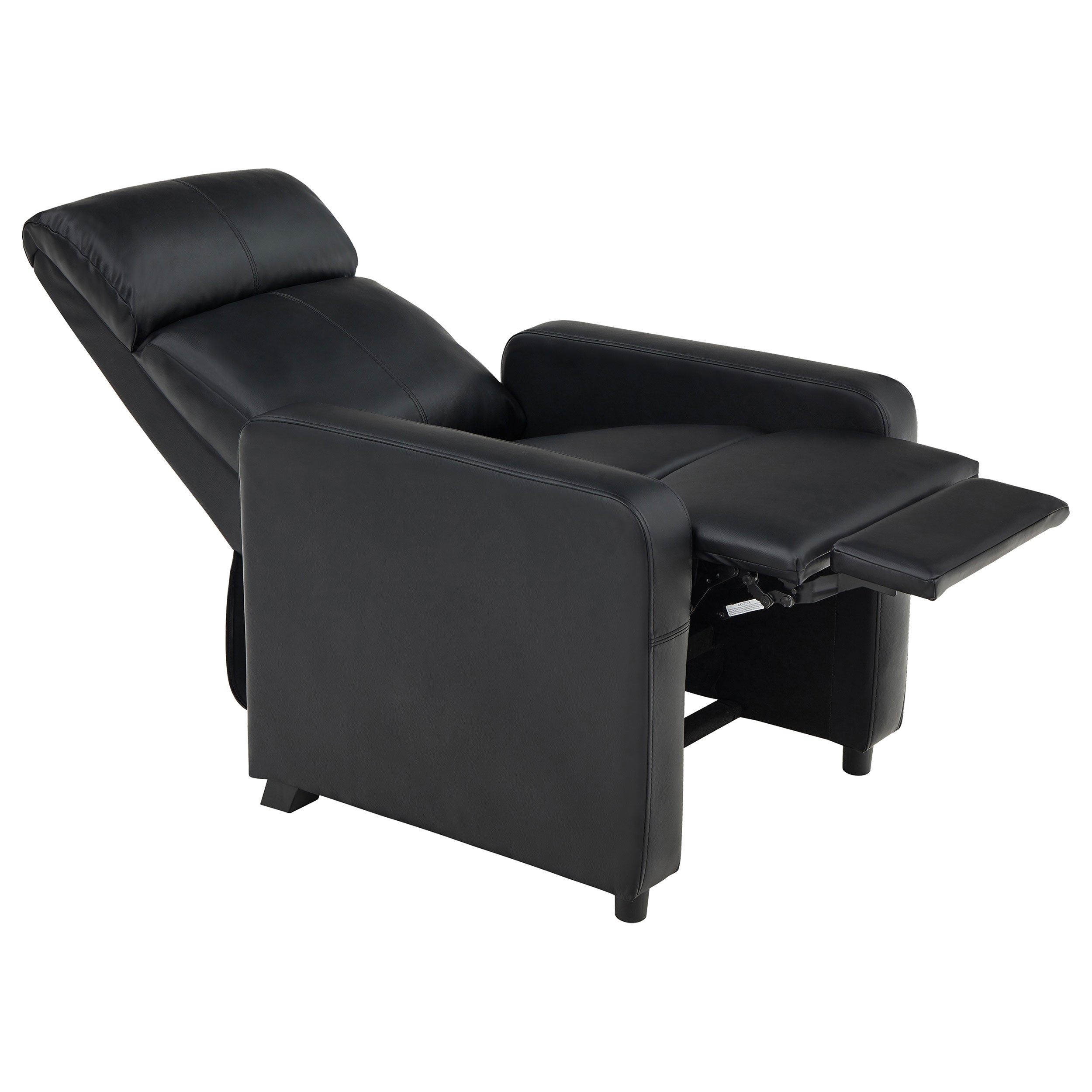 Coaster Toohey Home Theater Push Back Recliner Black Default Title