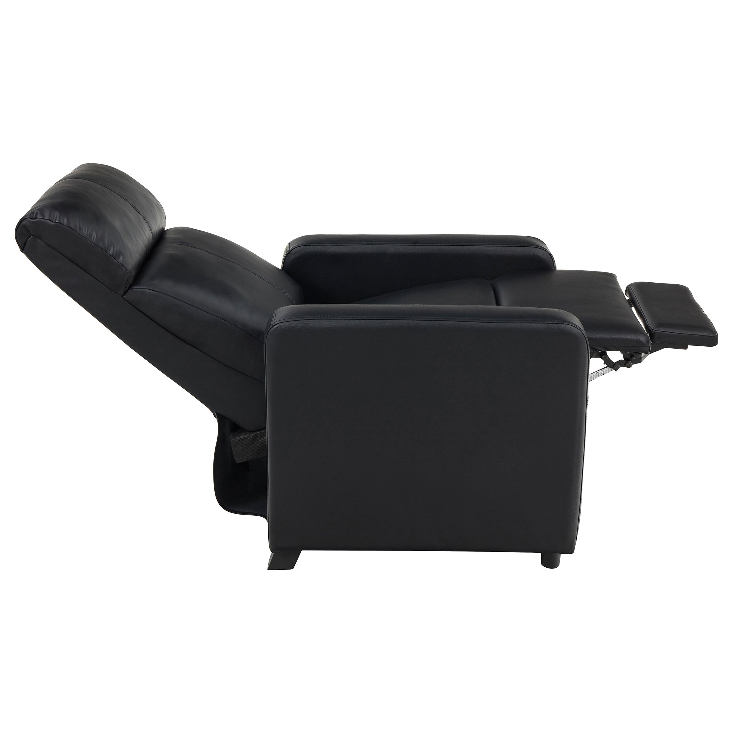 Coaster Toohey Home Theater Push Back Recliner Black Default Title