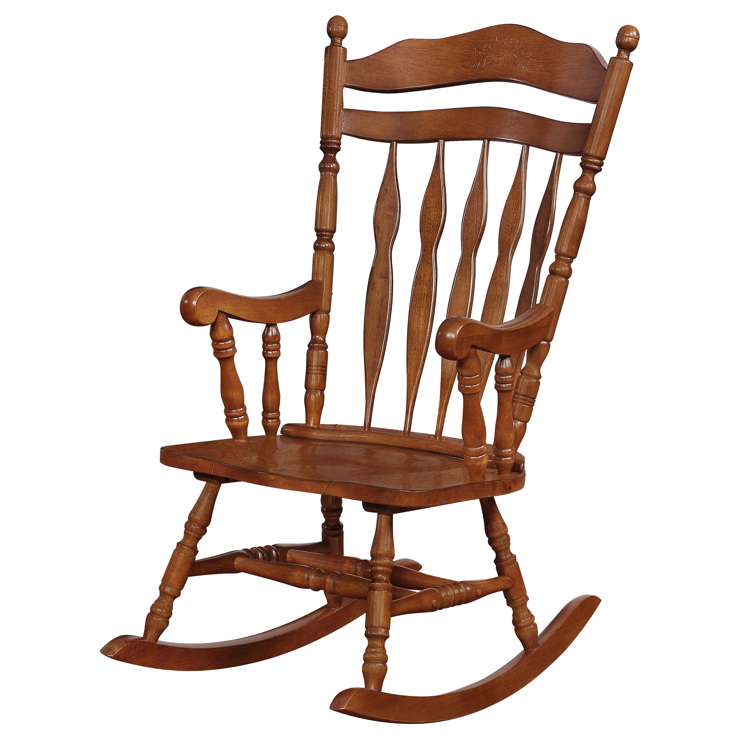 Coaster Aylin Rocking Chair Medium Brown Default Title