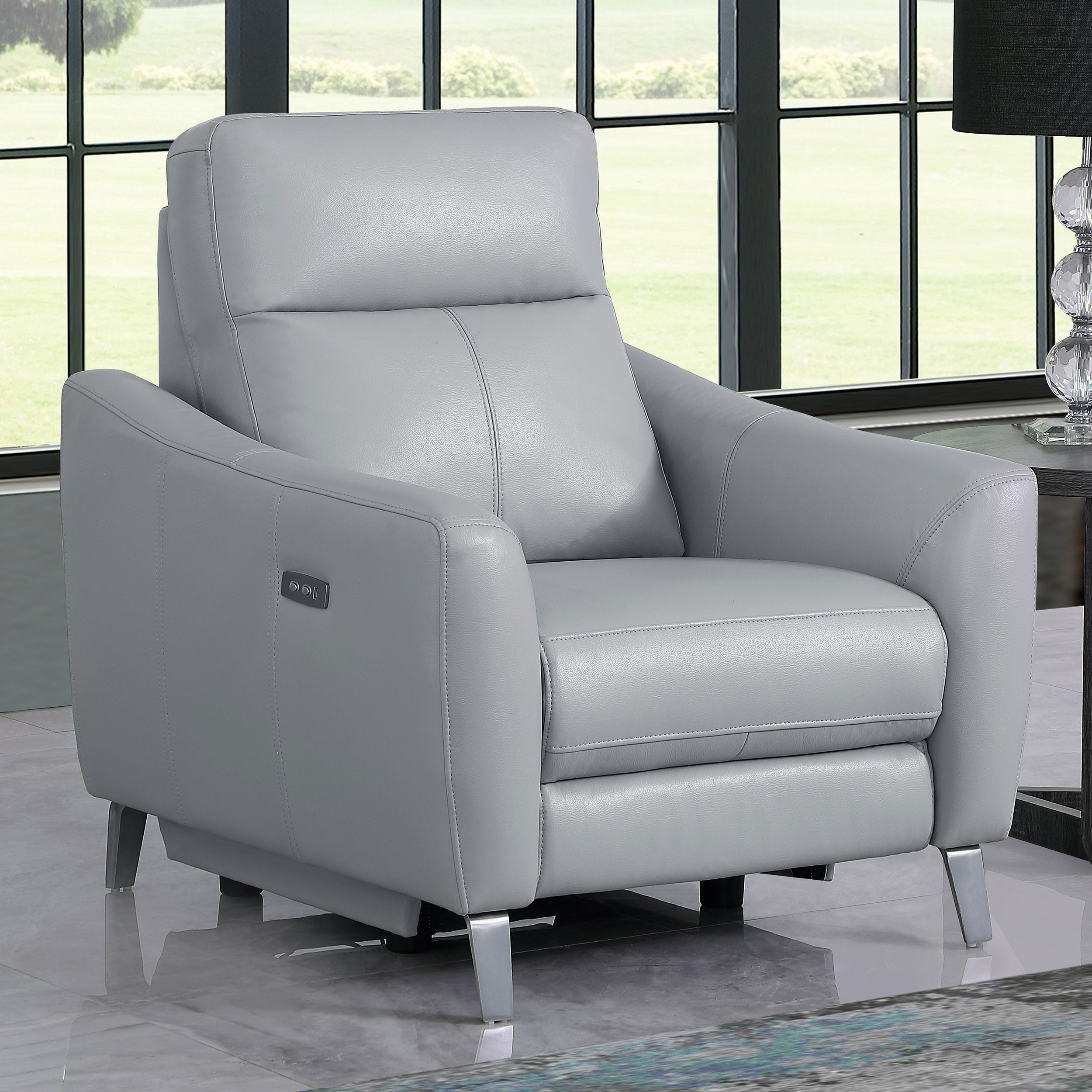 Coaster Derek Upholstered Power Recliner Default Title