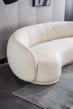 Artisan Hruby Curved Sofa White