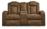 Wolfridge PWR REC Loveseat/CON/ADJ HDRST