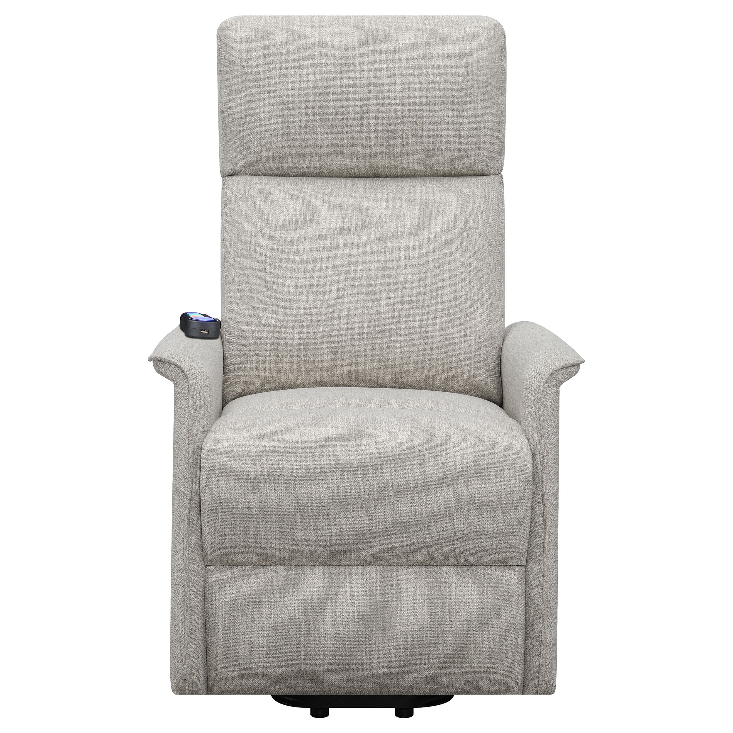 Coaster Herrera Power Lift Recliner with Wired Remote Beige Default Title