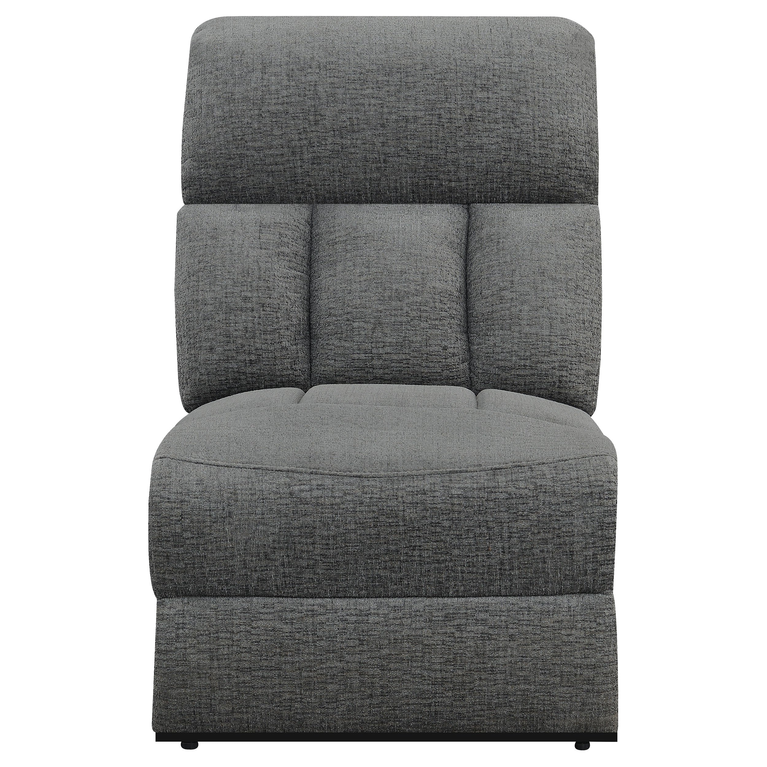 Coaster Bahrain Upholstered Motion Sofa Charcoal Default Title