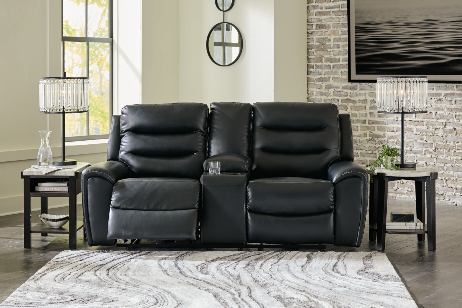 Warlin PWR REC Loveseat/CON/ADJ HDRST