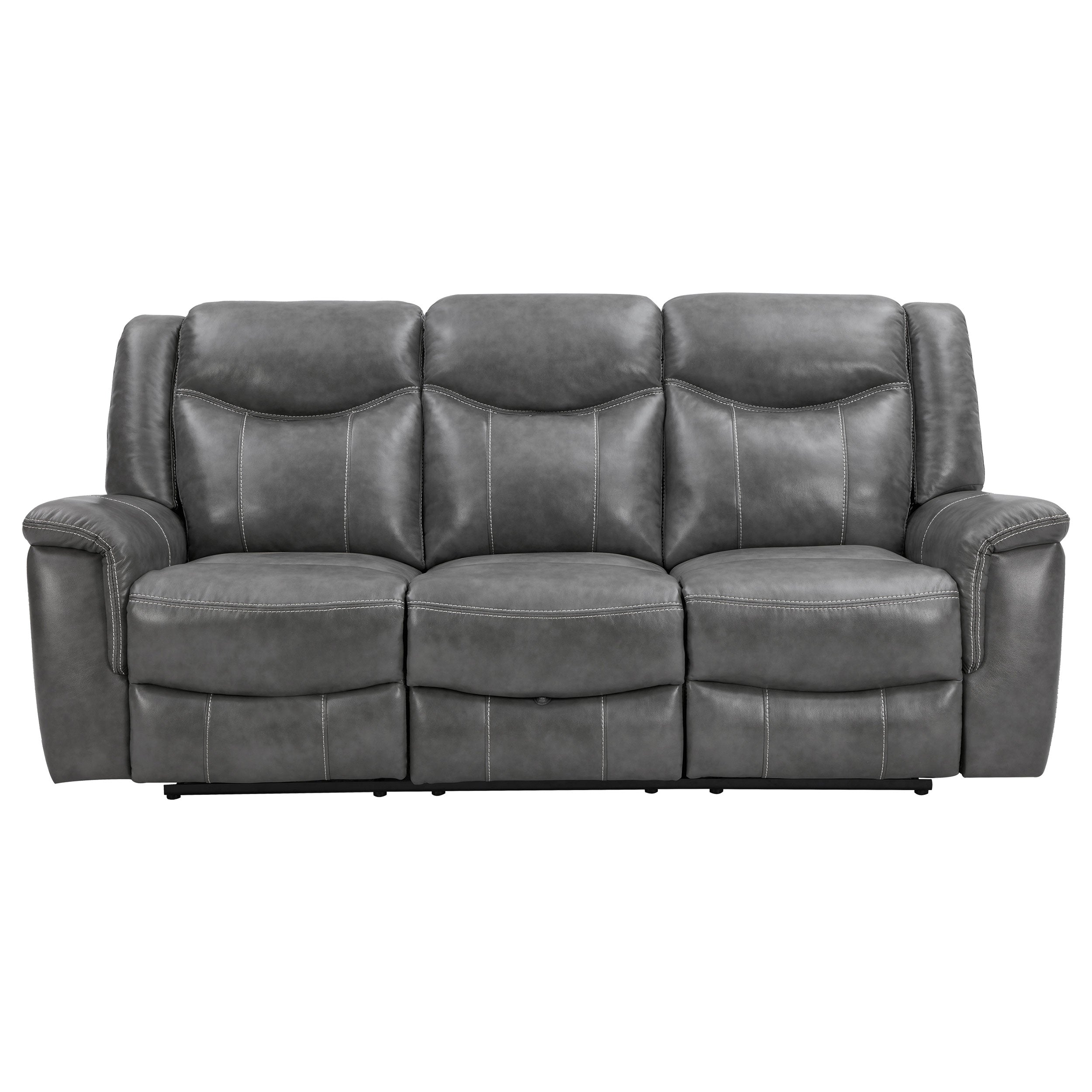 Coaster Conrad Upholstered Motion Sofa Cool Grey Default Title