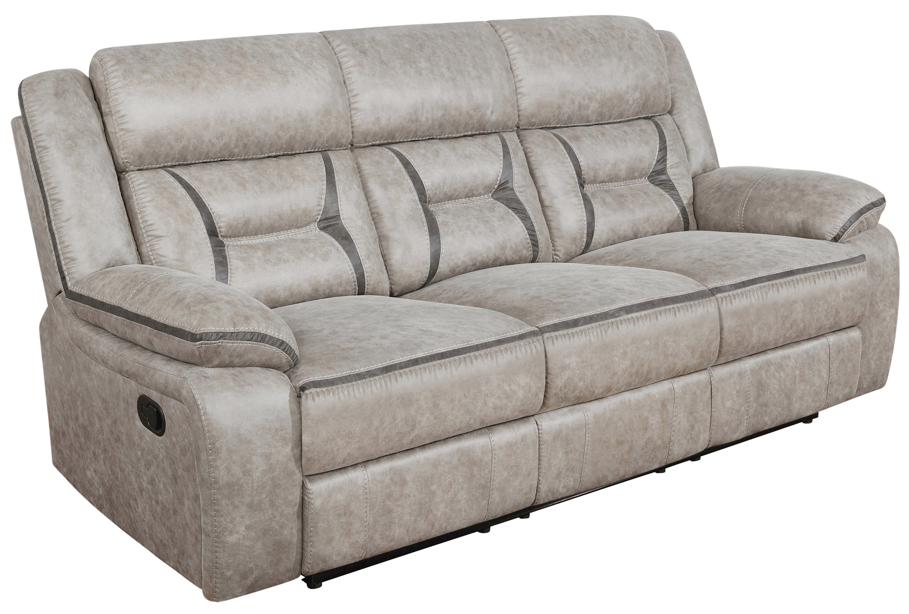 Coaster Greer Upholstered Tufted Back Motion Sofa Default Title