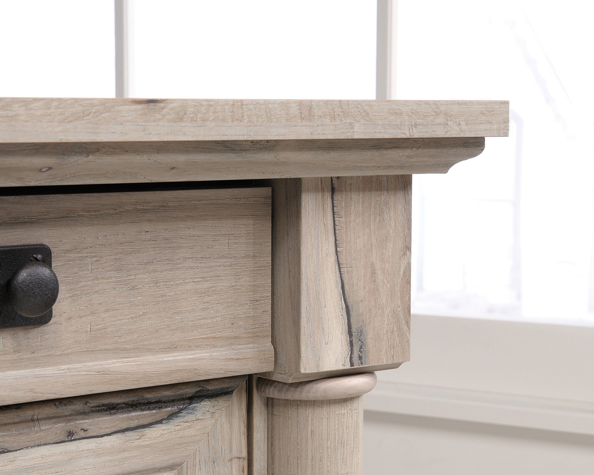 Palladia  L-Shaped Desk Split Oak