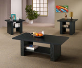 Coaster Rodez 3-piece Occasional Table Set Black Oak Default Title