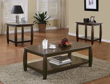 Coaster Dixon 3-piece Coffee Table Set Espresso Default Title