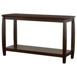 Coaster Dixon Rectangular Sofa Table with Lower Shelf Espresso Default Title