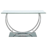 Coaster Danville U-shaped Sofa Table Chrome