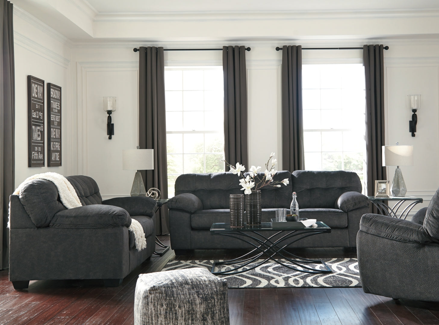 Accrington Sofa, Loveseat and Recliner