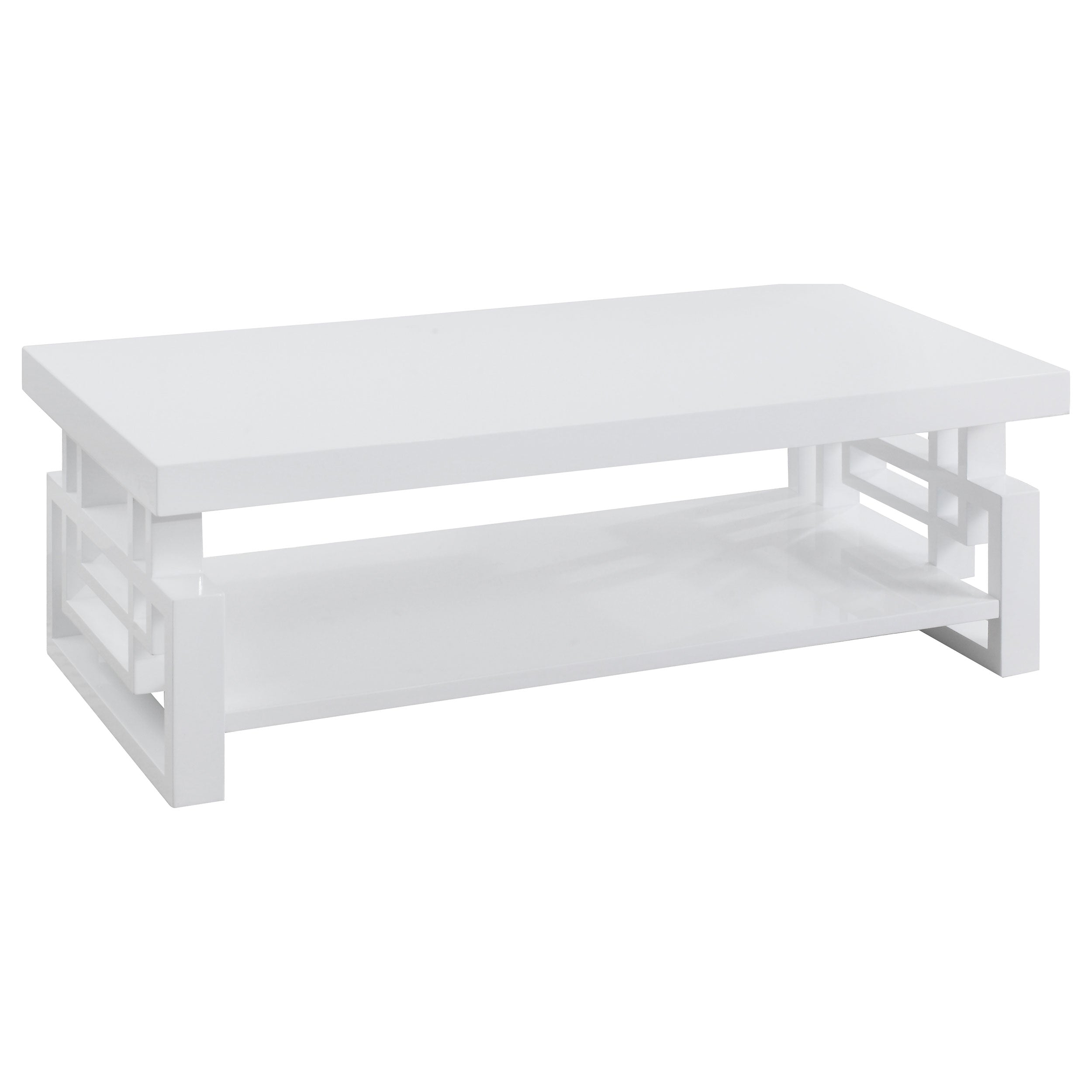 Coaster Schmitt Rectangular Coffee Table High Glossy White Default Title