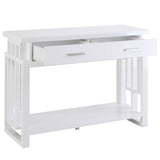 Coaster Schmitt Rectangular 2-drawer Sofa Table High Glossy White Default Title