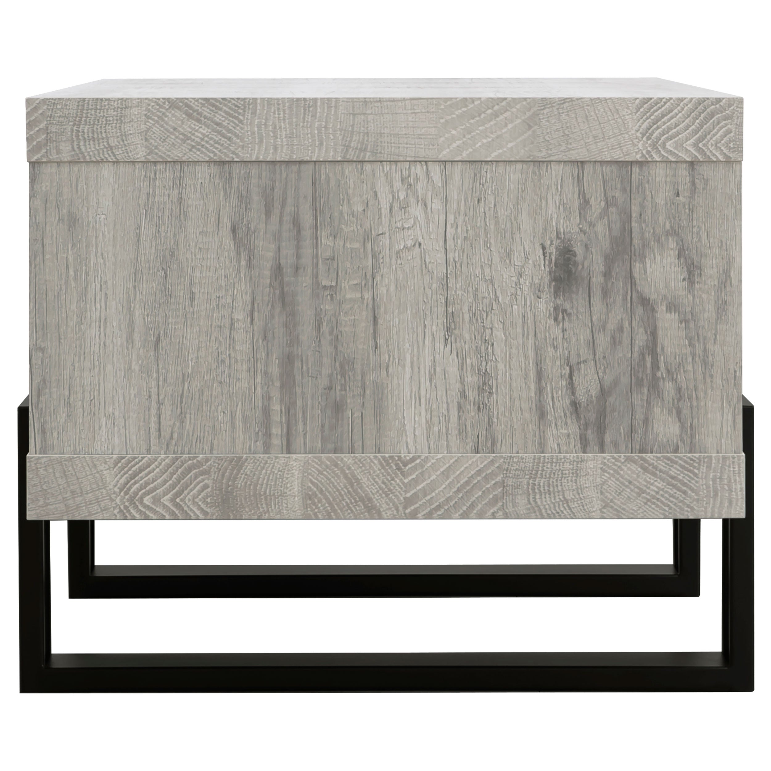 Coaster Dinard Coffee Table with Shelf Grey Driftwood Default Title