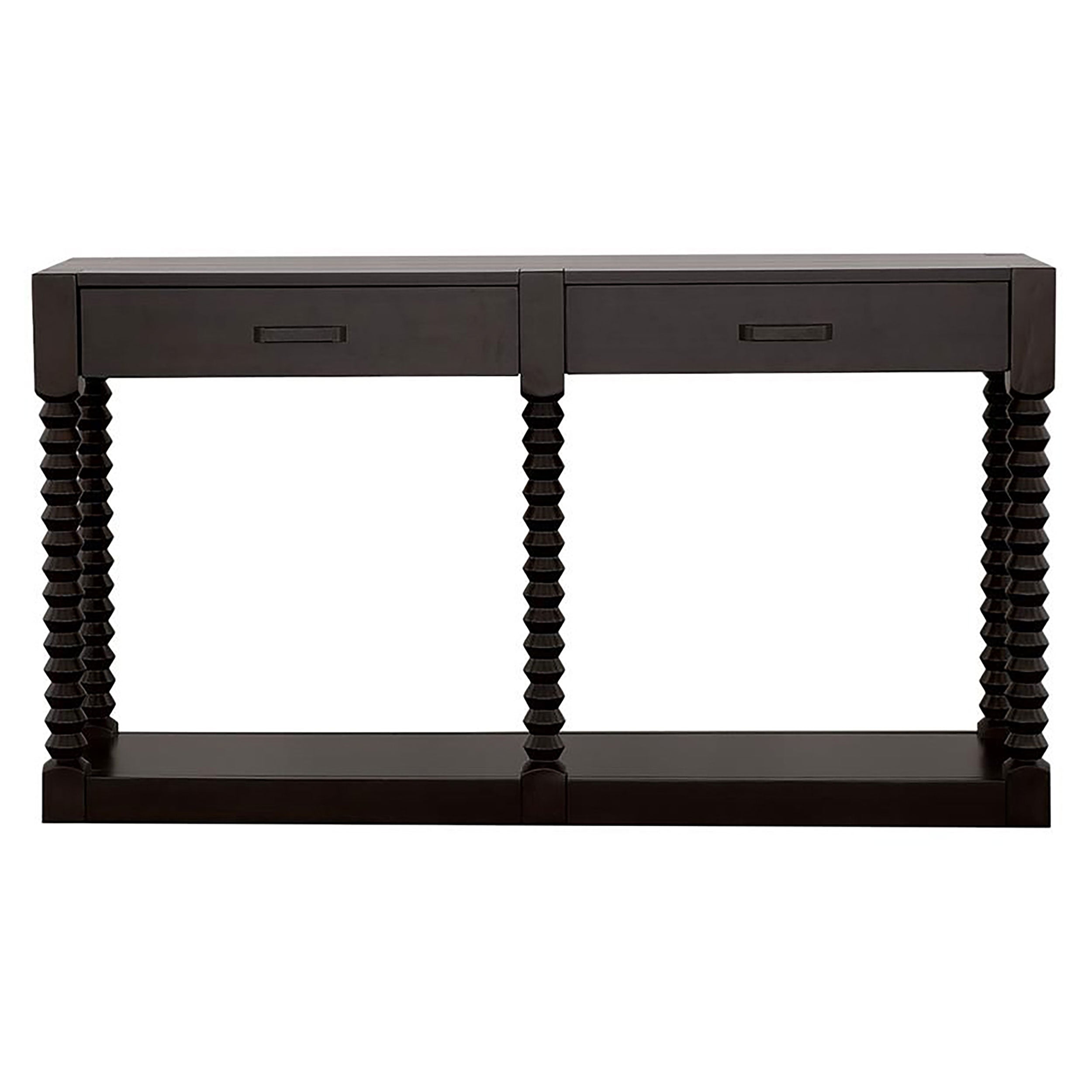 Coaster Meredith 2-drawer Sofa Table Coffee Bean Default Title