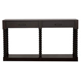 Coaster Meredith 2-drawer Sofa Table Coffee Bean Default Title