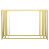 Coaster Adri Metal Frame Sofa Table Matte Brass Default Title