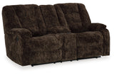 Soundwave Reclining Loveseat w/Console