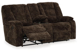 Soundwave Reclining Loveseat w/Console