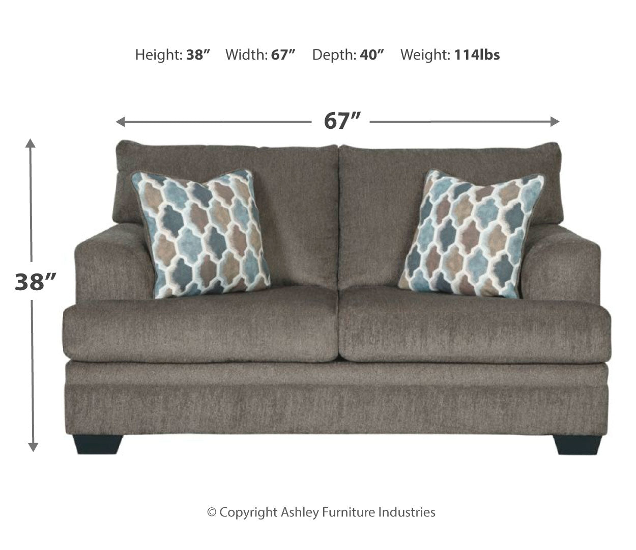 Dorsten Loveseat