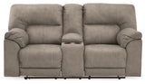 Cavalcade DBL REC PWR Loveseat w/Console