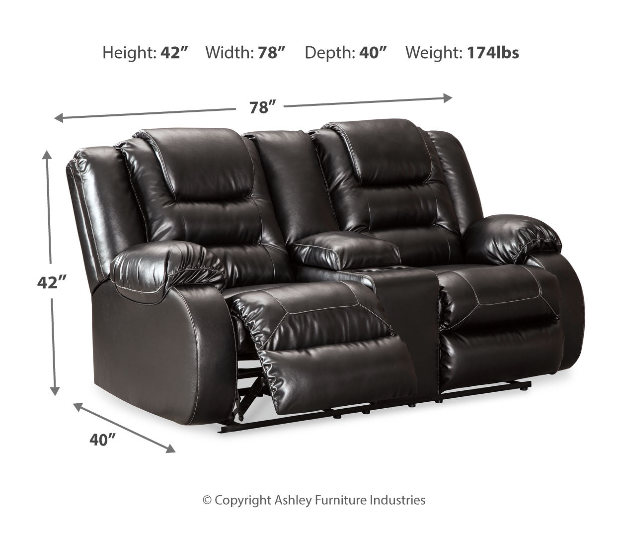 Vacherie Sofa, Loveseat and Recliner