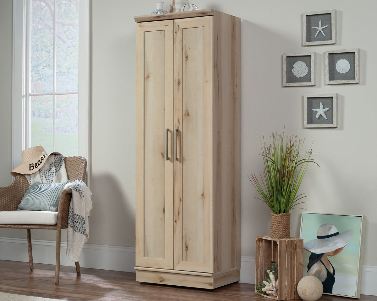 HomePlus Two Door Storage Cabinet in Pacific Maple