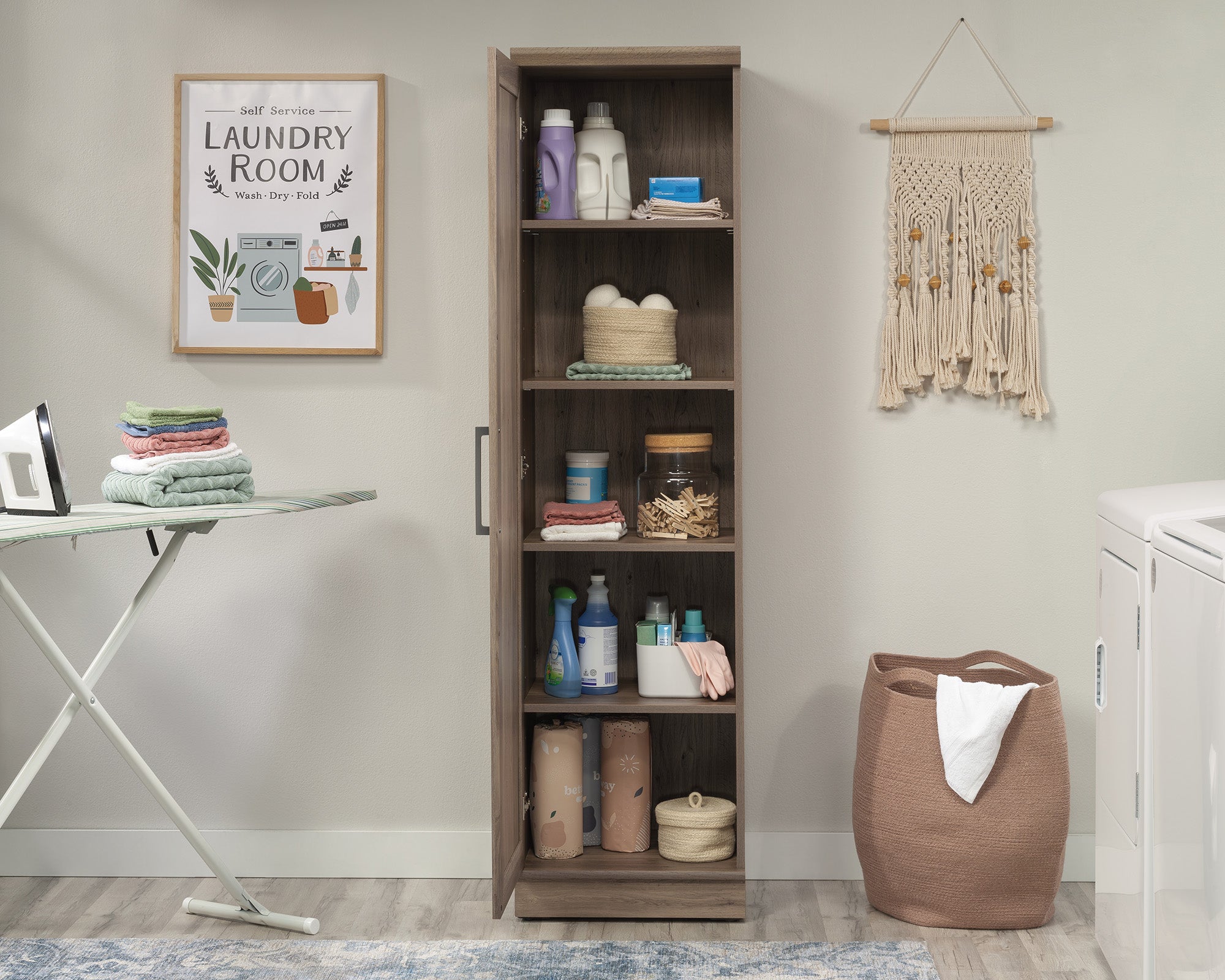 HomePlus Kitchen Storage Cabinet in Salt Oak