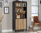 Acadia Way  5-Shelf Tall Bookcase with Doors in Raven Oak