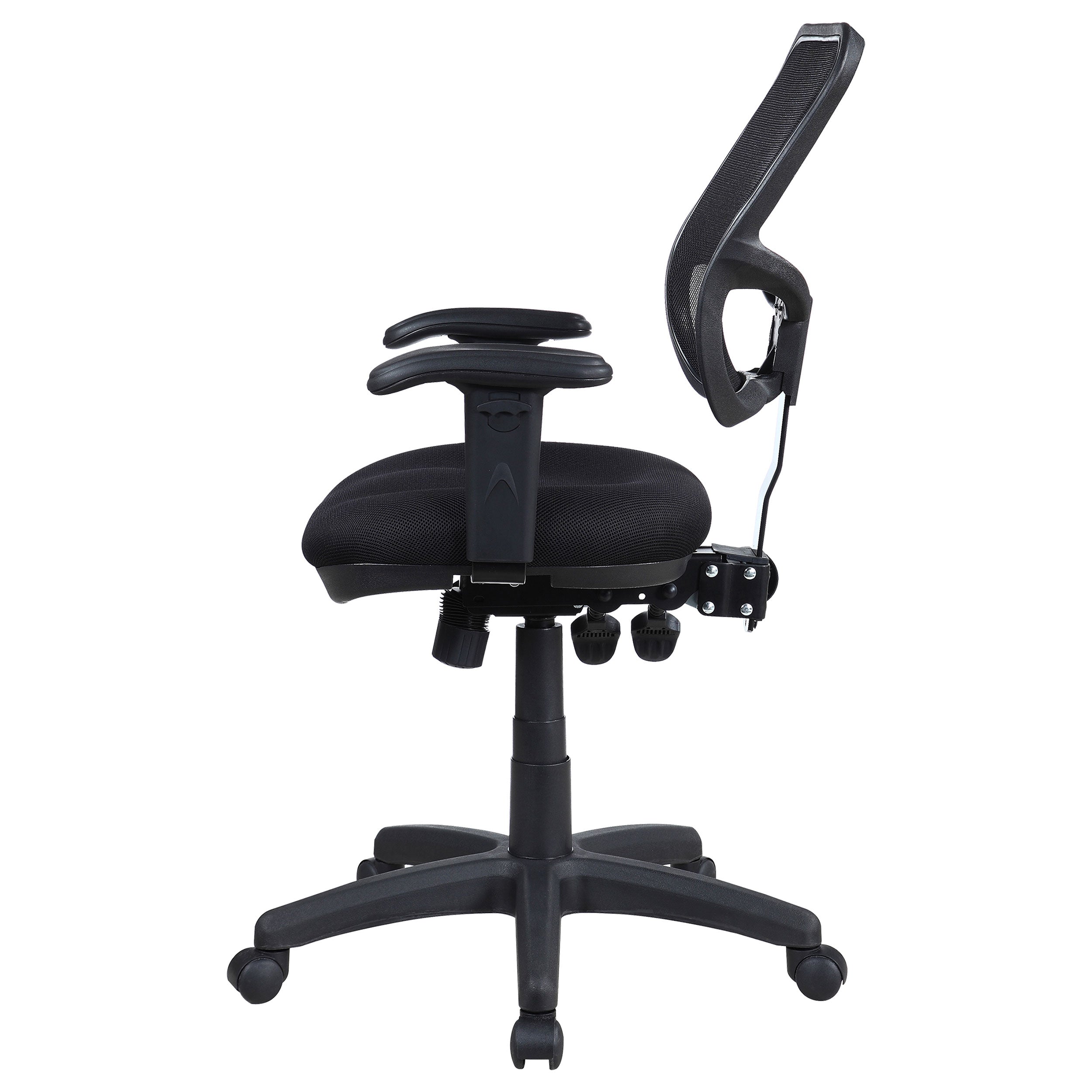 Coaster Rollo Adjustable Height Office Chair Black Default Title