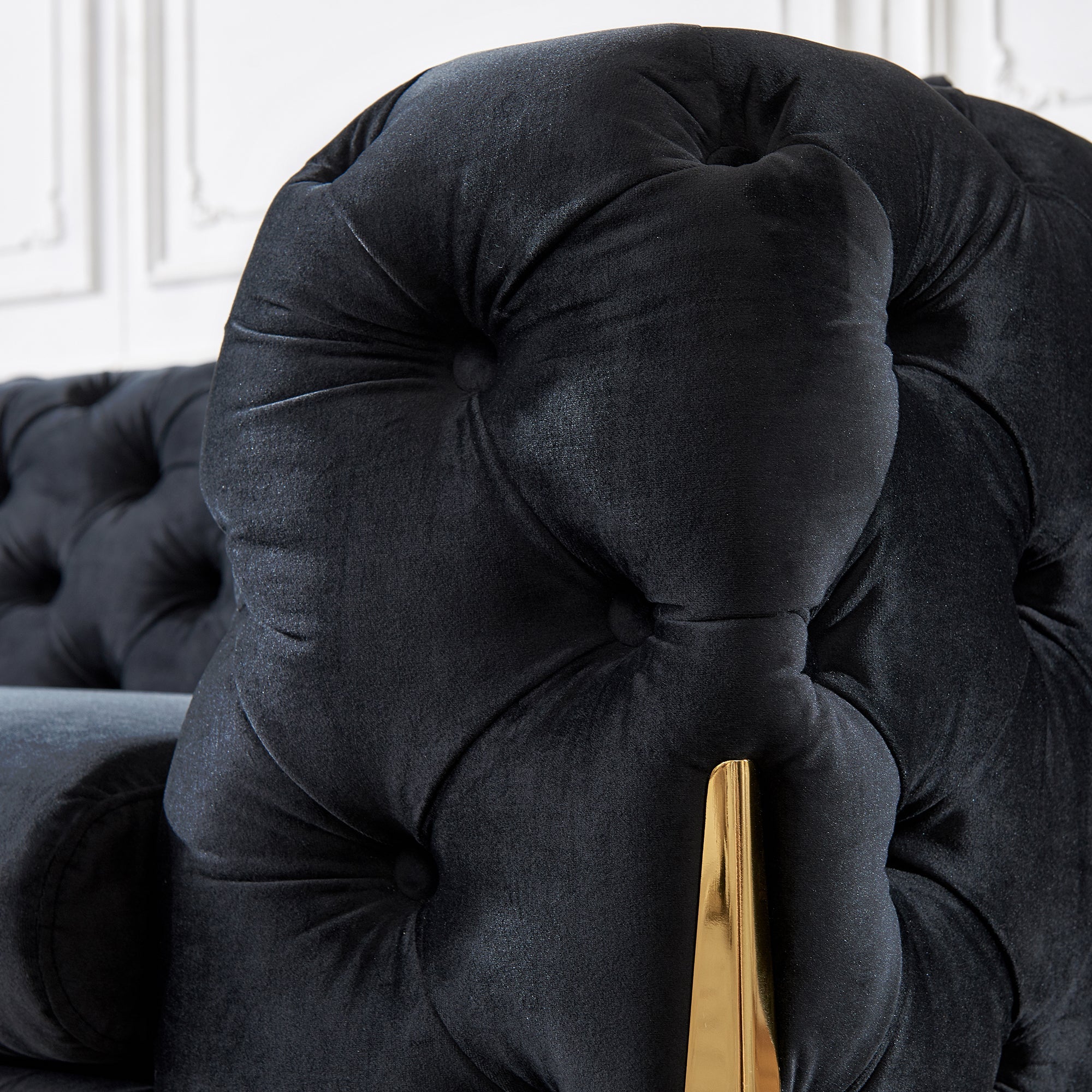 Artisan Dionna Velvet Armchair Blue