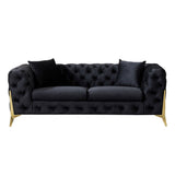 Artisan Chemise Loveseat Black