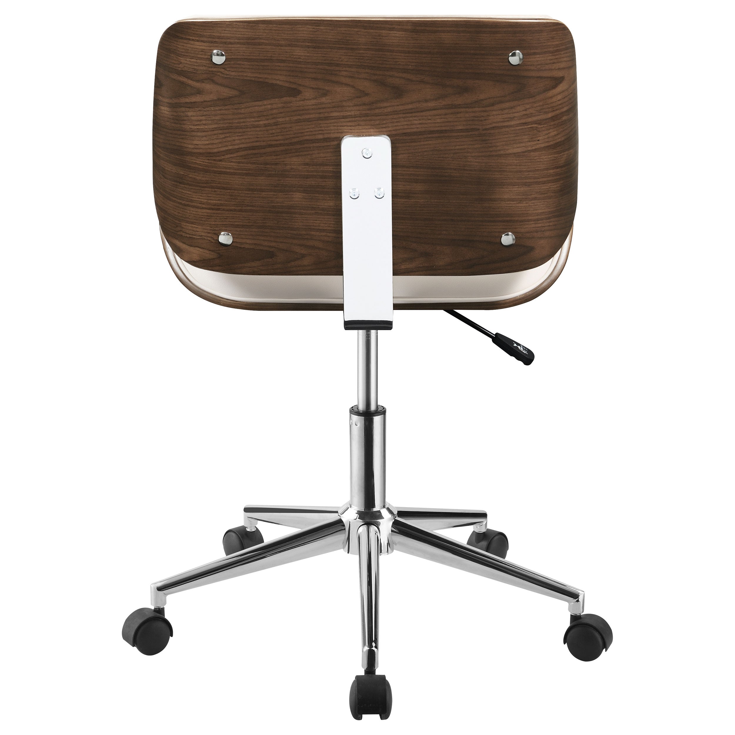 Coaster Addington Adjustable Height Office Chair Ecru and Chrome Default Title