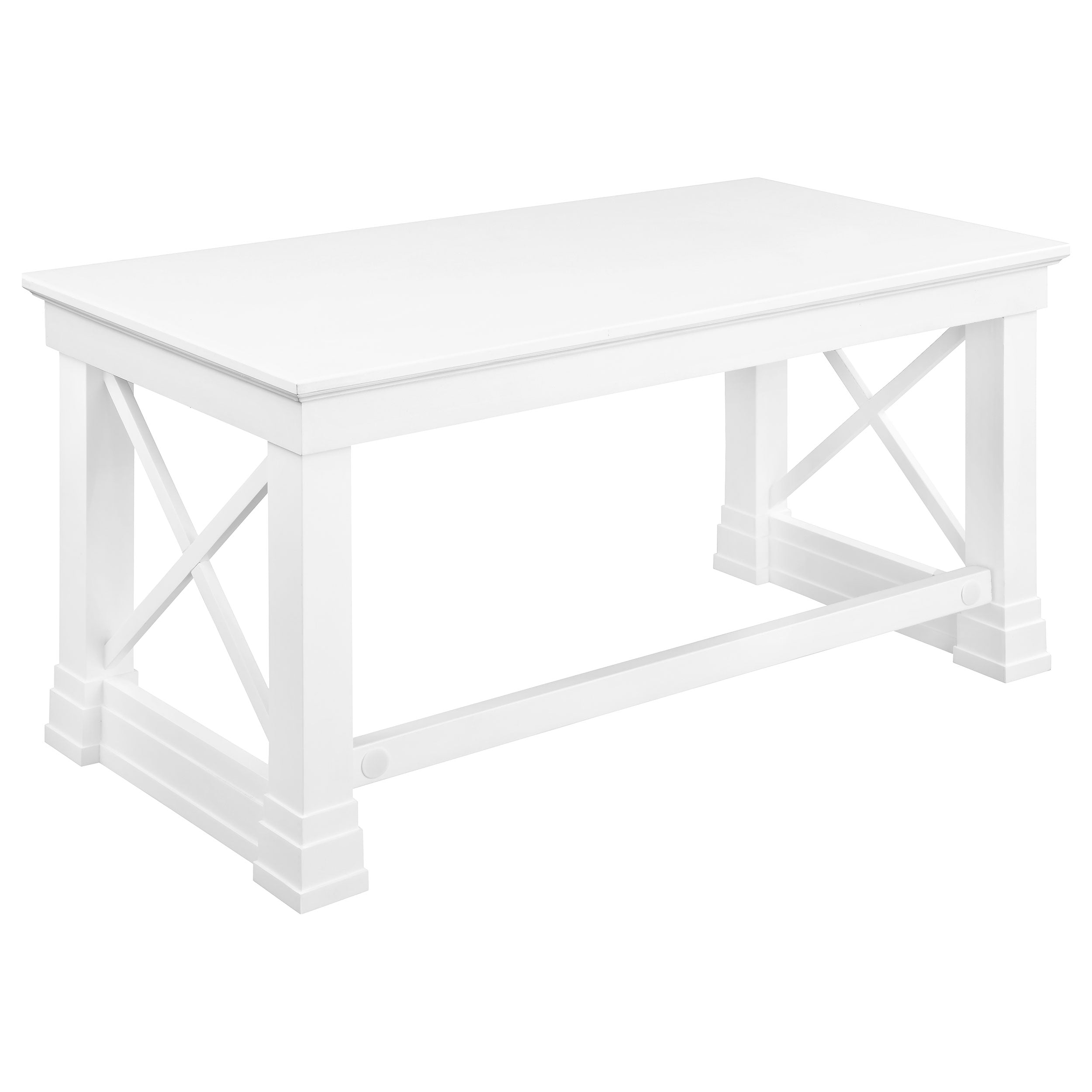 Coaster Johansson 3-drawer Writing Desk Antique White Default Title