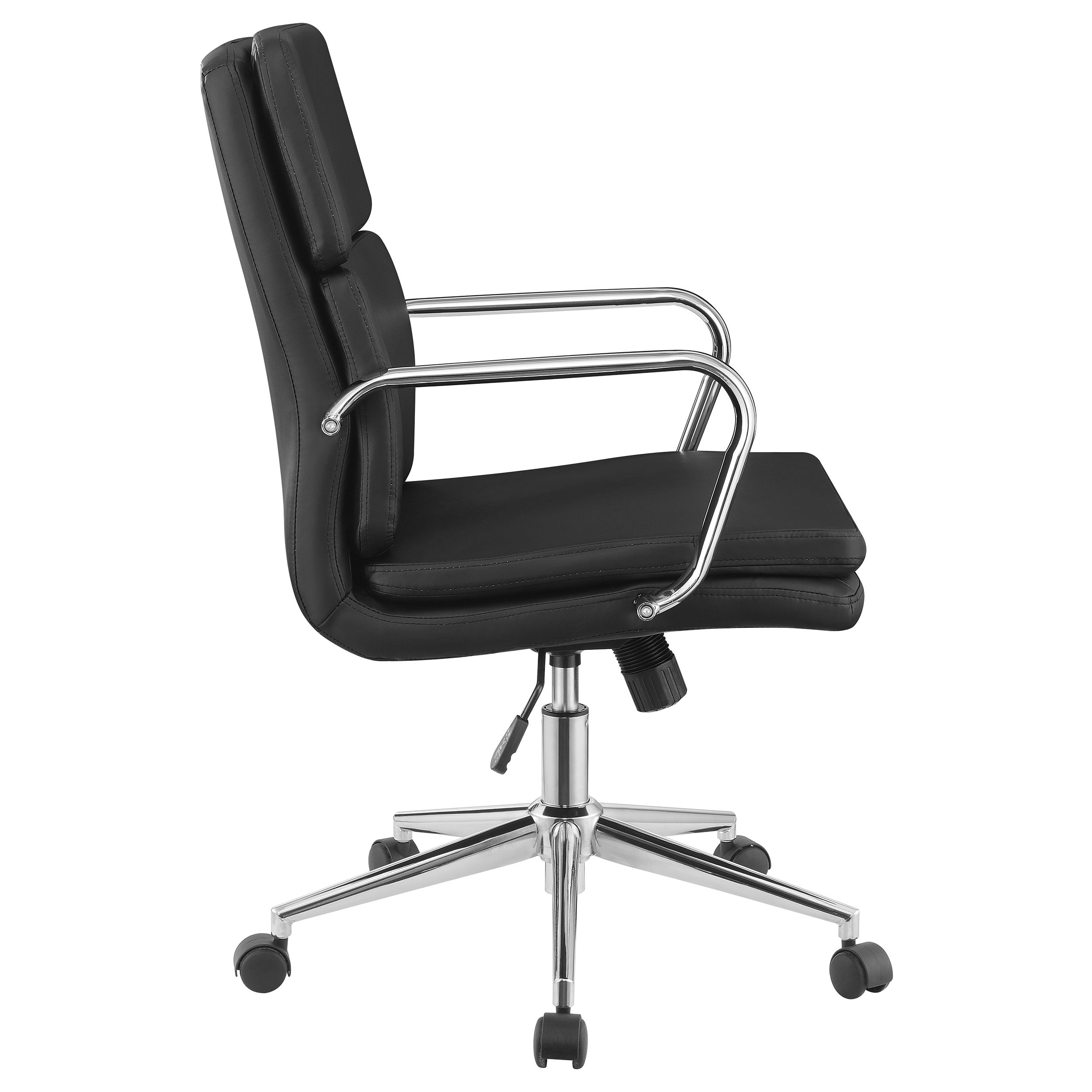 Coaster Ximena High Back Upholstered Office Chair Black Default Title