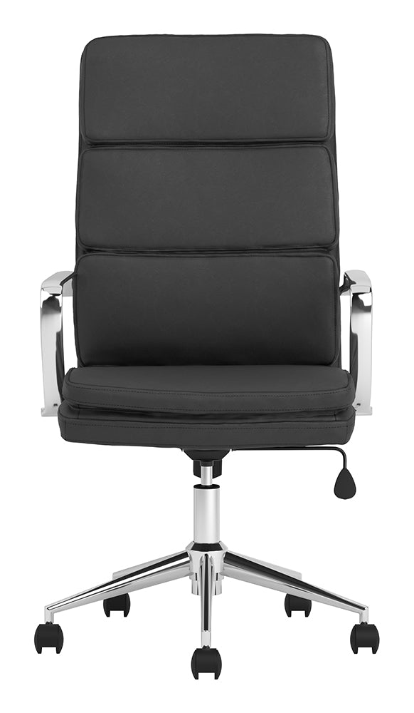 Coaster Ximena High Back Upholstered Office Chair Black Default Title