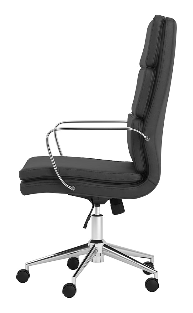 Coaster Ximena High Back Upholstered Office Chair Black Default Title