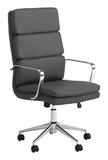 Coaster Ximena High Back Upholstered Office Chair Grey Default Title