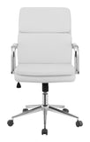 Coaster Ximena Standard Back Upholstered Office Chair White Default Title