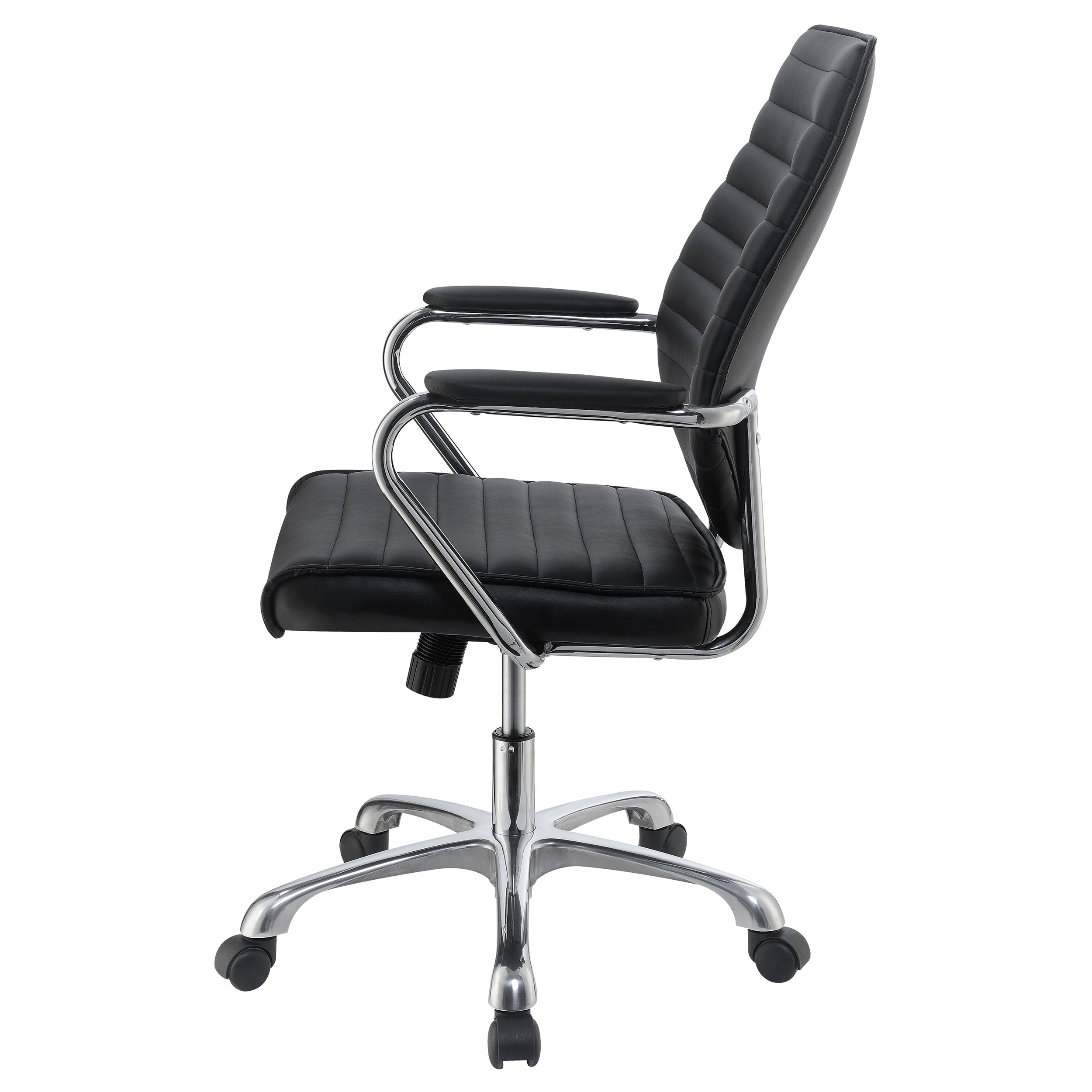 Coaster Chase High Back Office Chair Black and Chrome Default Title