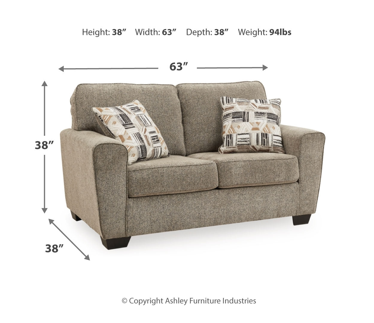 McCluer Sofa, Loveseat and Chair